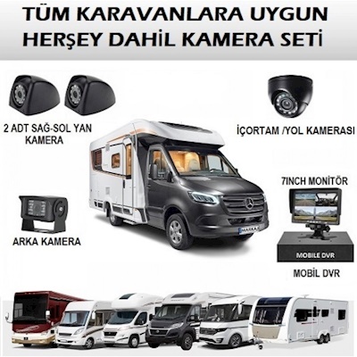 MOTO KARAVAN GÜVENLİK KAMERA SİSTEMLERİ 